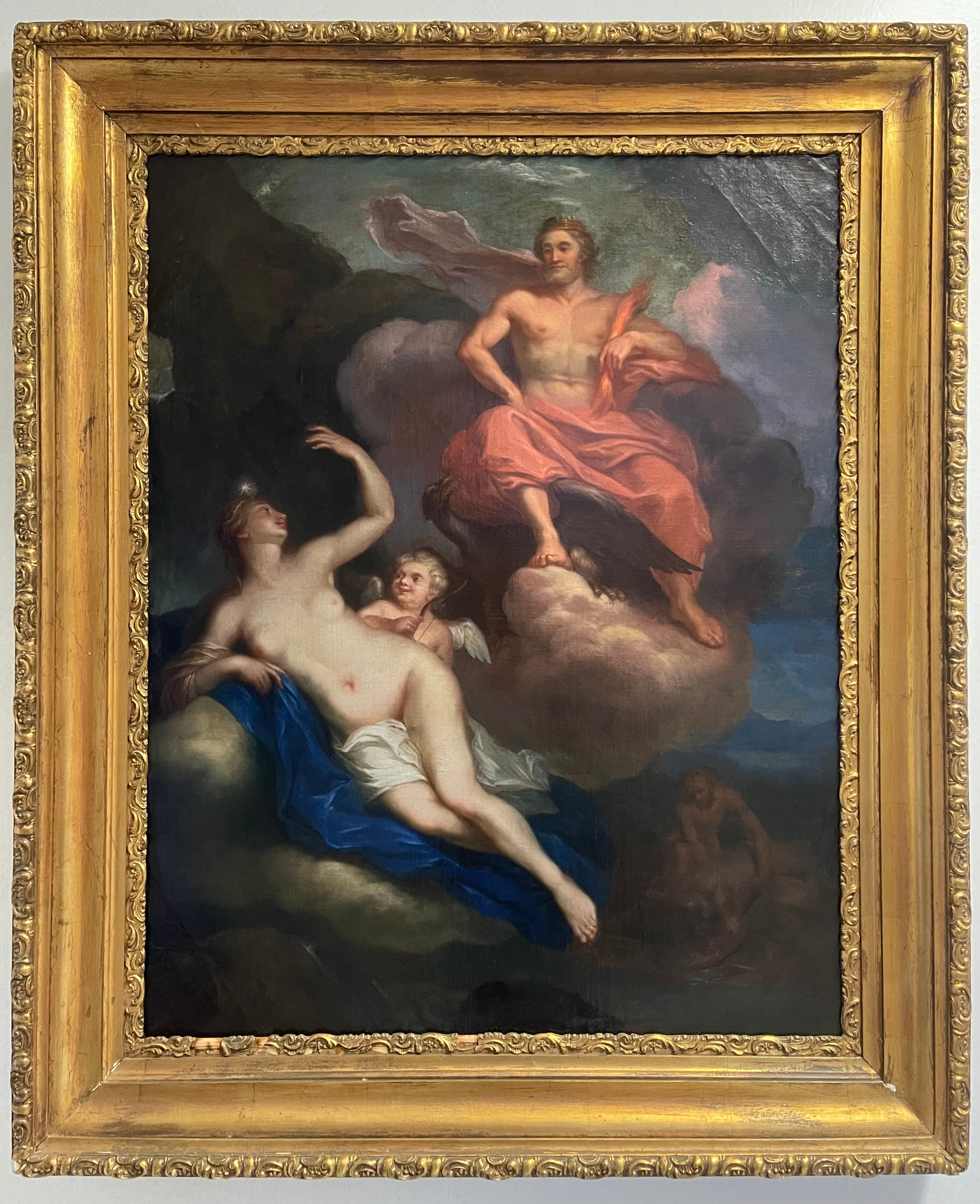 An 18th Century Oil On Canvas Painting