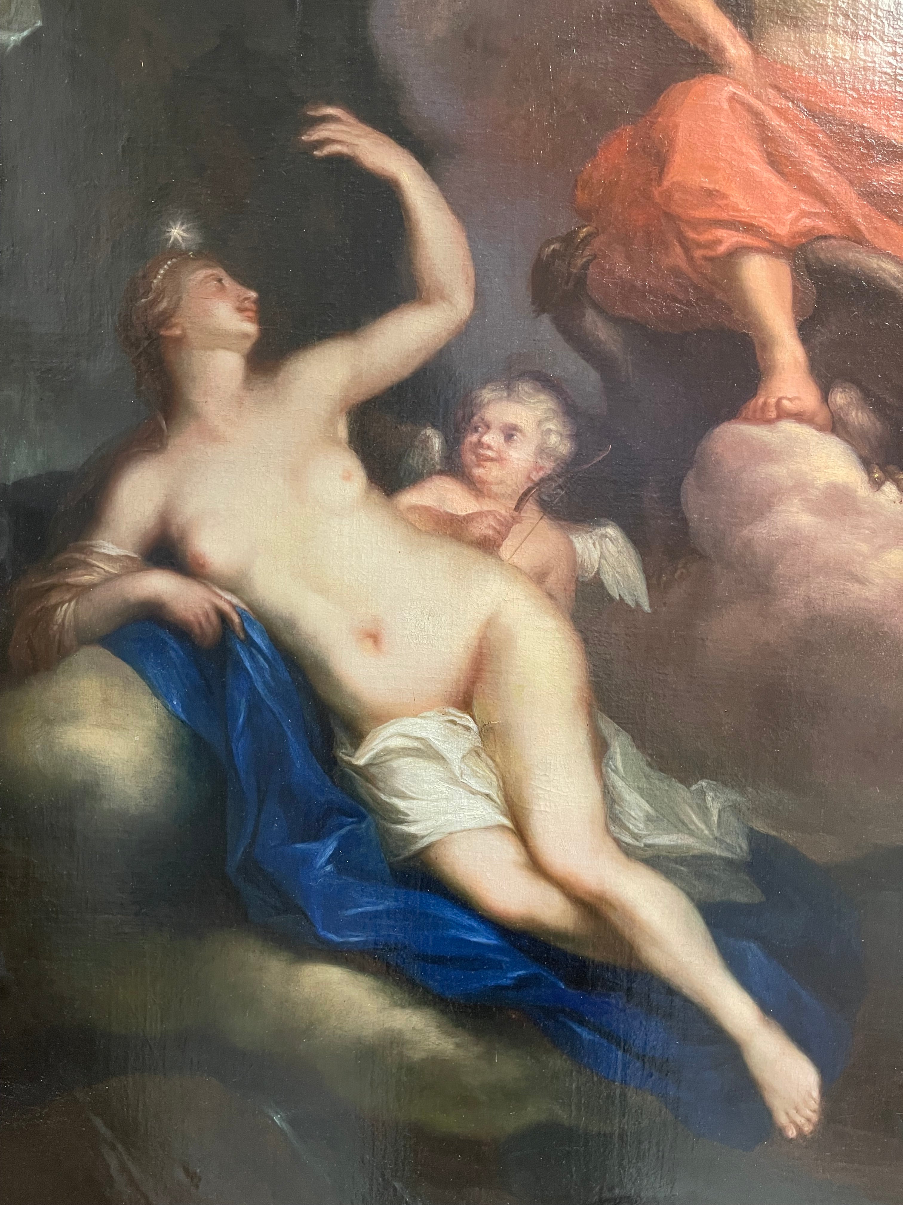 An 18th Century Oil On Canvas Painting