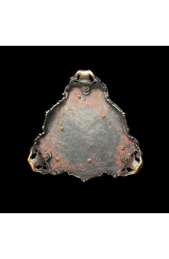 An Elaborated Renaissance Style Patinated Bronze Inkwell by e.f. Caldwell & Co., New York, Early 20th Century