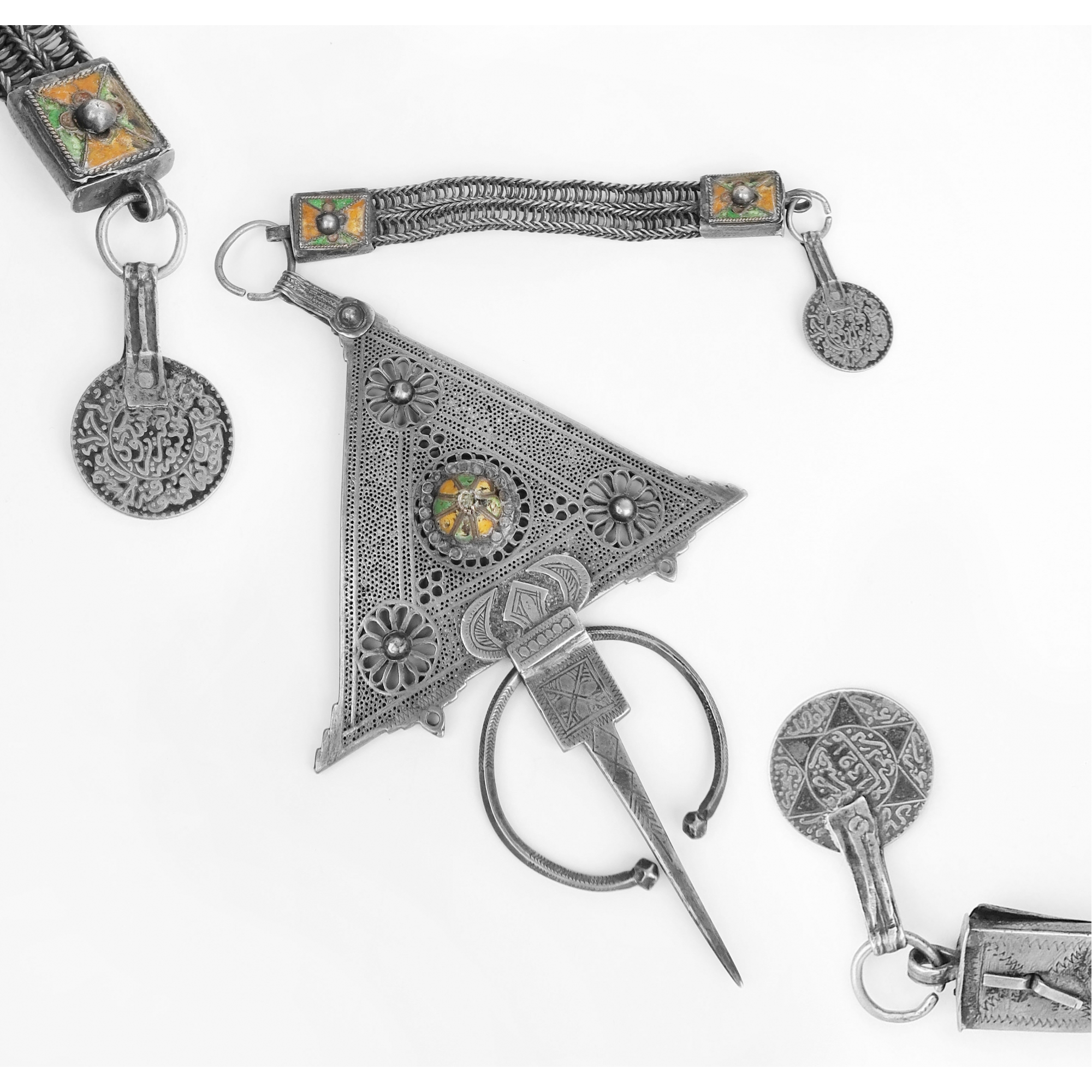 Antique BerbereTribal Fibula, Circa 1321, Morocco