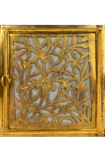 A Sevres Style Gilt Bronze & Pink Porcelain Mantel Clock, France, Circa 1880