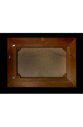 19th C. French Oil On Canvas Painting Of Playing Cats By F. Sanders